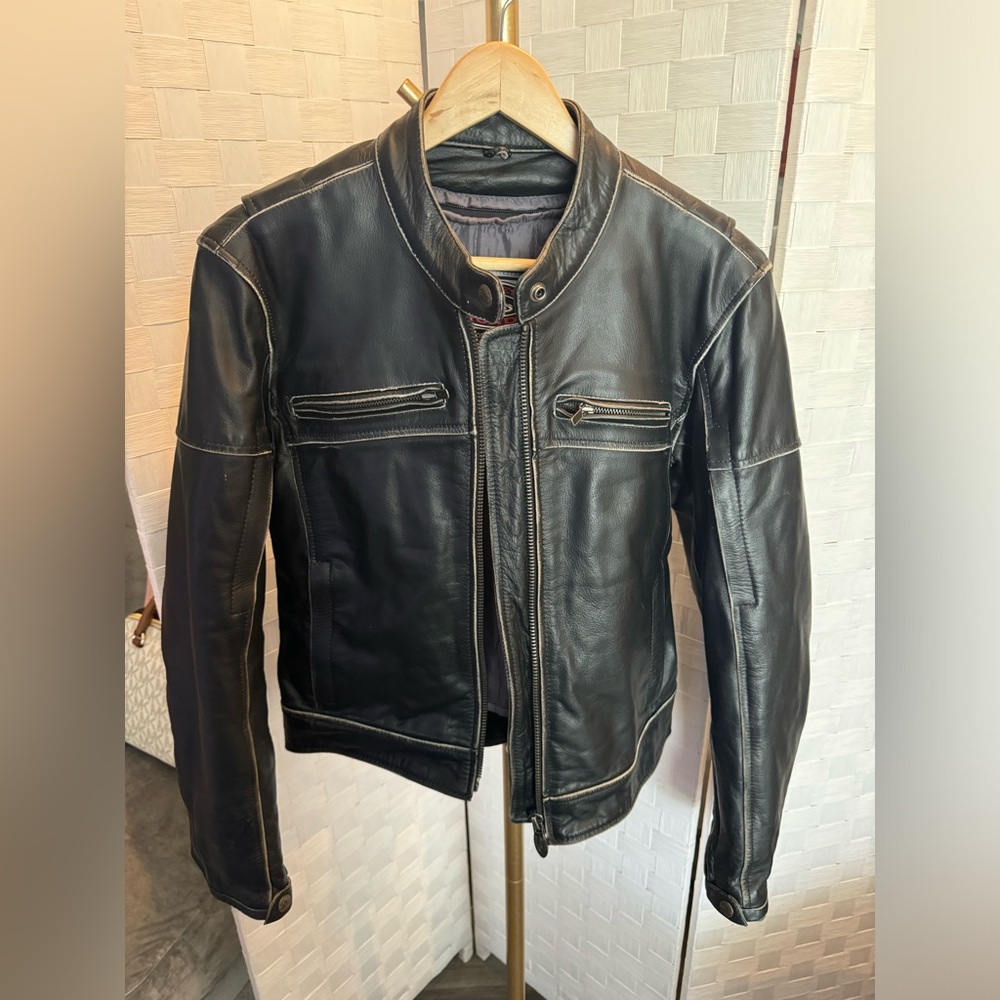 River Road Leather for Lifestyle Motorcycle  Drifter Jacket
